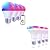 Linkind BR30 Smart Light Bulbs 4 Pack A19 Smart Light Bulbs 4 Pack RGBTW Color Changing Light Bulbs, Compatible with Alexa & Google Home