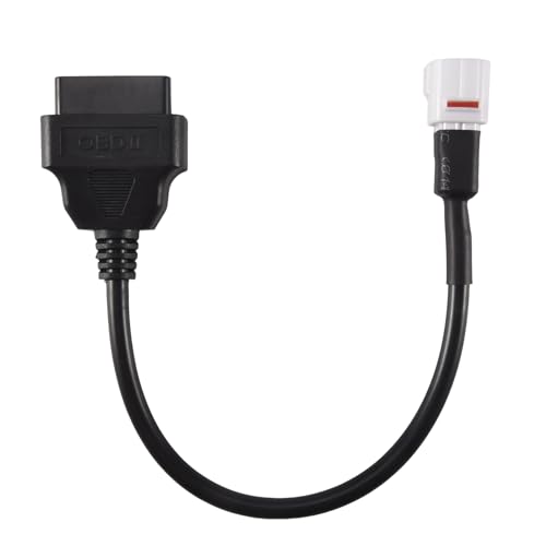 Plureeono 4�s������OBD2��Q�R�[�h���[�_�[���[�^�[�A�T�C�N���X�L���i�[�f�f�P�[�u���A mT10 FZ10 XSR700 TmAX530 R6�p