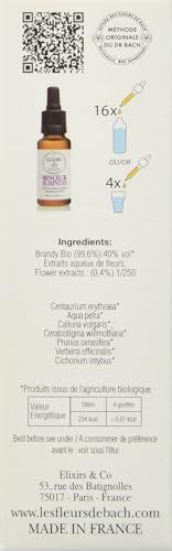 Elixir Adelgazar orgánico listo para usar con flores de Bach de 20 ml 3