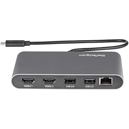 StarTech.com Mini Dock Thunderbolt 3 Station d'Accueil Portable pour Deux Écrans avec HDMI 4K 60Hz 2 x Hub USB A 3.02.0 GbE Câble de 28 cm Adaptateur Multiport TB3 MacWindows Neuf - vue 8