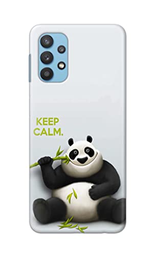 Image of PRINTFIDAA� Printed Hard Back Cover Case for Samsung Galaxy A32 4G Back Cover (Cartoon Panda) -2808