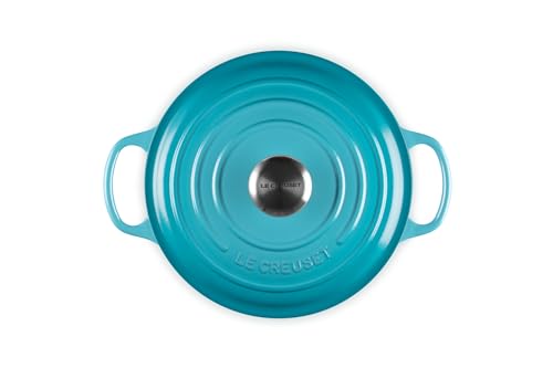 Image of Le Creuset Enameled Cast Iron Signature Round Dutch Oven, 4.5 qt., Caribbean