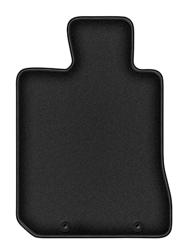 Tapis de sol velours Honda Legend IV noir côté conducteur en polyamide