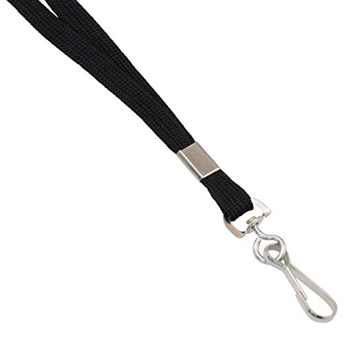 Cordon avec crochet en J Noir Advantus Wearable Deluxe 97126 tour de cou
