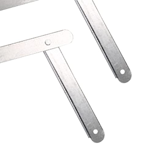 Image of 2X Folding Step Ladder Hinge Attachment Stepladders Tie Rod Replacement Kit White