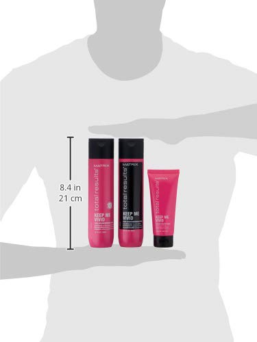 Matrix Total Results Keep Me Vivid Shampoo, Conditioner & Leave-In Kit |Nourishes & Enhances Hair Color | For Color Treated Hair