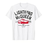 Disney Pixar Cars 3 Lightning McQueen Piston Cup Vintage T-Shirt