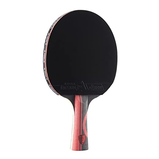 JOOLA Infinity Edge - Desempenho de torneio Ping Pong Paddle com tecnologia de carbono profissional - Borracha preta em ambos os lados