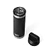 YETI Rambler 18 oz Bottle, Vacuum Insulated, Stainless Steel with Chug Cap, Black
