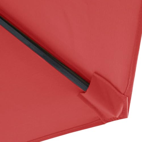 ontheway 11FT Patio Umbrella Enhanced Replacement Canopy Market Table 8 Ribs Umbrella Canopy (Red, 11FT) by ontheway - Used condition - Image 5