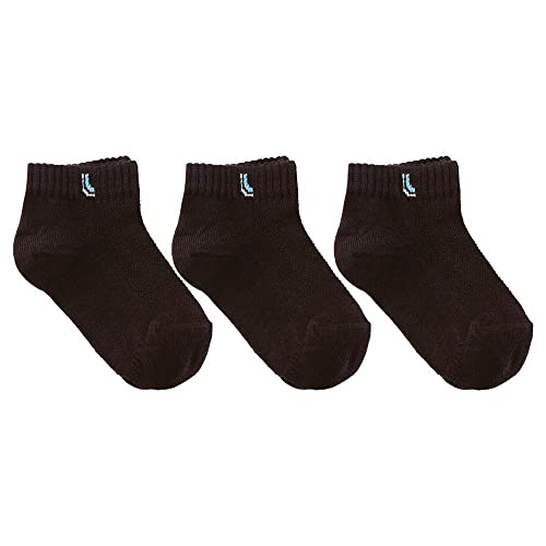 Lupo Soquete, Kit 3 Pares Criança Unissex, Preta/Preta/Preta, G