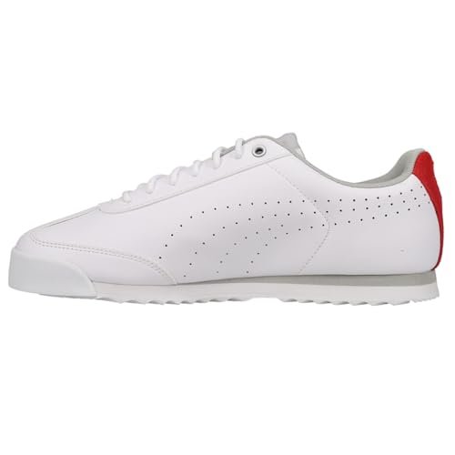 PUMA Puma - Mens Ferrari Roma Via Perf Shoes, Size: 13 M US, Color: Puma White/Rosso Corsa