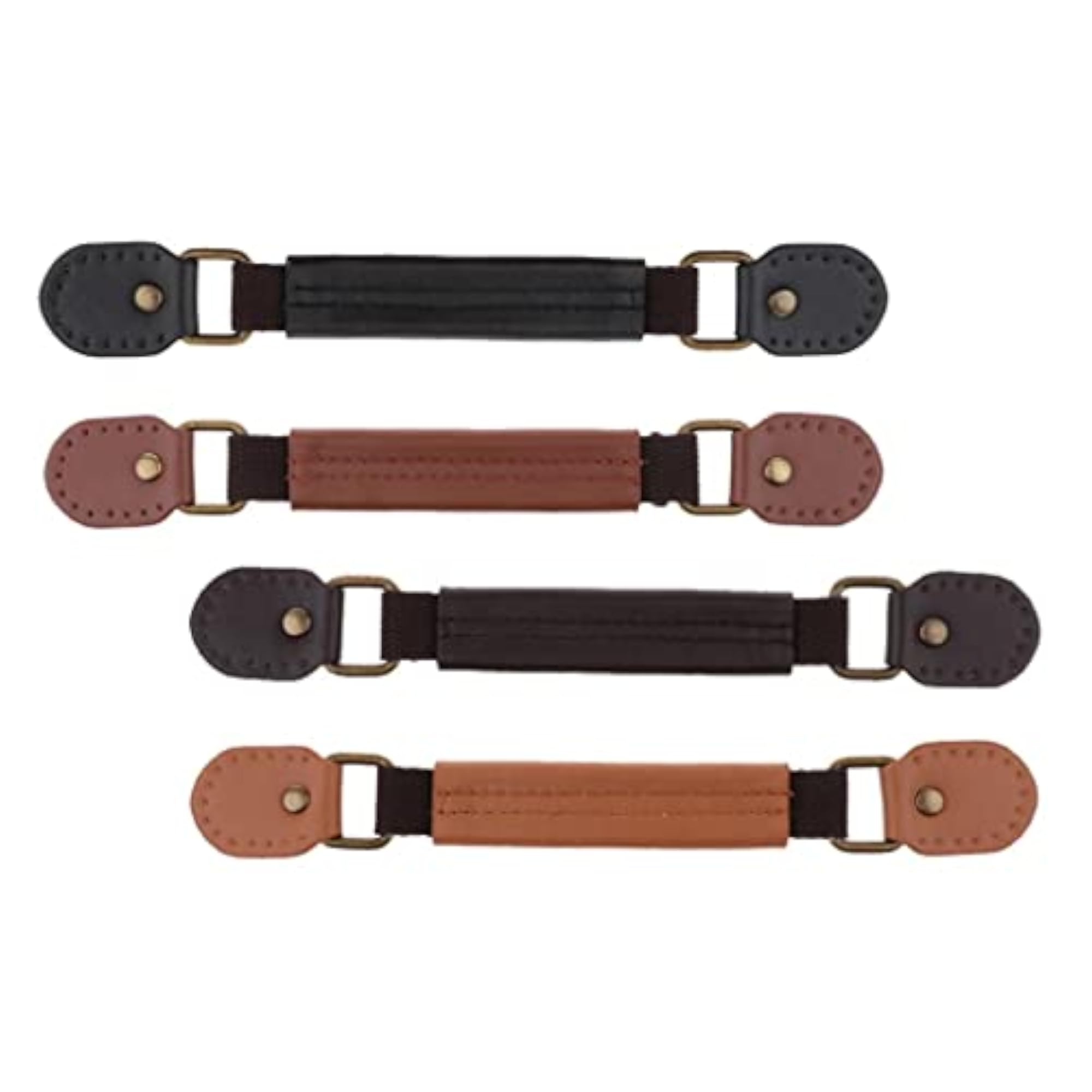 Leather Pull Handle Luggage Suitcase Strap Replacement, 3 Pack