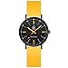 SK Scrub ultra sottile alla moda Orologio da donna per professionisti medici, infermieri, medici, studenti Orologio con quadrante di facile lettura, cinturino in silicone colorato (Yellow)