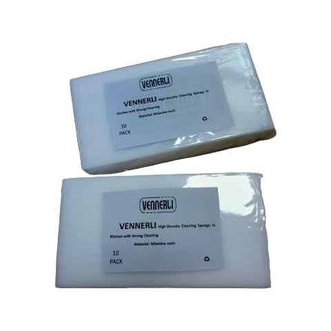 VENNERLI High-Density Cleaning Sponge in Kitchen with Strong Cleaning Power Good Abrasion Resistance and Longer Practical Using Good Flexibility Not Easy Breaking. Cover
