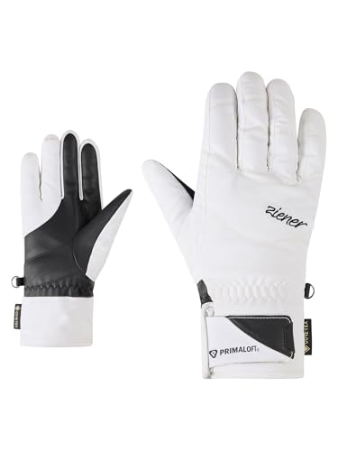 Gants de ski Ziener KLENN-Z femme Gore-Tex blanc taille 6