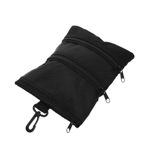 balacoo Golf Pouch Bag Portable Multi Pocket Storage for Tees Zipper Design for Men Women Golf Accessories Compact Convenient