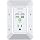 Wall Charger, Surge Protector, QINLIANF 5 Outlet Extender with 4 USB Charging Ports, 3-Sided 1680J Power Strip Multi Plug Ada