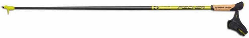 Fischer Speedmax Junior QC Cross-Country Ski Pole Yellow I Poles for Children I Lightweight Carbon Stock Multi Tip I Perfect Grip, Absolute Control