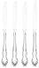 Oneida Dover Fine Flatware Dinner Knives, Set of 4 , 18/10 Stainless Steel, Silverware Set, Dishwasher Safe