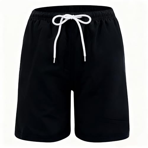 ZERULETS Boys Swim Shorts Quick Dry Beach Board Trunks Lightweight Kids Boardshorts with Reinforced Stitching and Adjustable Drawstring for 13-14 Years Children