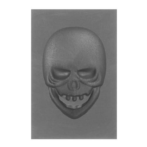 Skull 3D Graphite Molds Molds Crucible Casting Mould Metal Casting Gold Melting Silver Bar Metal Dies Graphite for Skeleton Gold Model