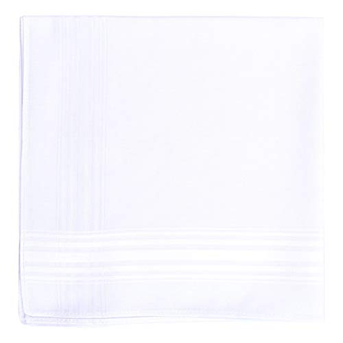 Imperial Bamboo Handkerchiefs Eco Friendly Extra Soft Pack of 13 (White)