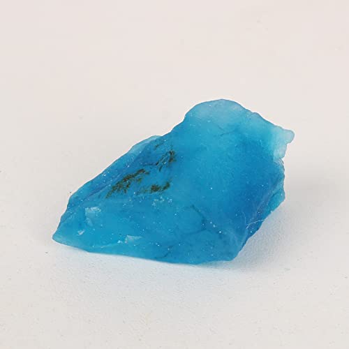 Real-Gems Loose Natural Blue Aquamarine 74.5 Ct. Certified Perfect Raw Rough Loose Gemstone Axd-475 #TOP1