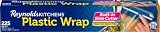 Reynolds Kitchens Clear Plastic Wrap, Built-In Slide Cutter, 225sq ft