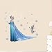 Frozen Elsa Priness Adesivi Murali Decalcomanie In Vinile Per Decorare Le Stanze Delle Ragazze Stanze Delle Principesse E Altro Ancora
