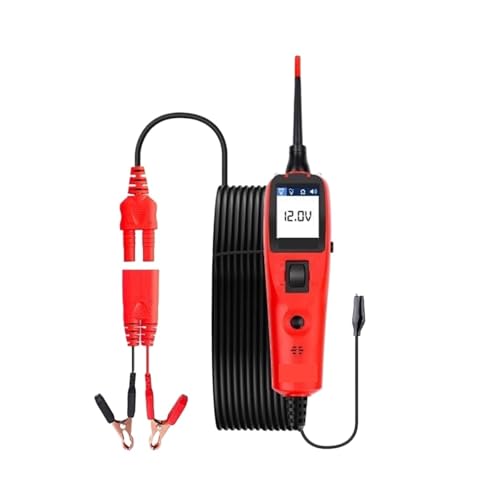 Voltmètre et testeur de circuit automobile avec sonde d'alimentation et lampe LED