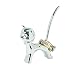 Bobble Head Cat Ring Minder, 2.75" H
