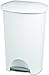 STERILITE FBA_Sterilite - 10968004 Step-on Wastebasket, 11 gal Capacity - Solid Color with White Lid