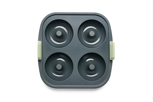 Lékué Air fryer Doughnuts silicone Mould, 4 hole