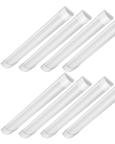 Bellanny 8 Pack 40W LED Batten Light, 4ft 120cm 4800LM 6500K Cool White LED Tube Light, Low Profile Wall or Ceiling Surface Mounted Fitting for Ceiling of Home, Office, Workshop & Garage Lighting