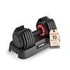Adjustable Dumbbell Set 55LB Dumbbells Weight, 10-in-1 Weight Dumbbell with Anti-Slip Metal Handle and Bicep Supports for Comprehensive Full Body Strength Training