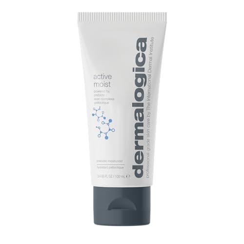 Dermalogica Active Moist Face Moisturizer, Oil-Free Lightweight Daily Hydrating Lotion, Helps Improve Skin Texture and Combat Surface Dehydration for Women and Men - 3.4 fl oz