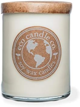 ECO CANDLE CO Clean Sheet Day, 18 oz Double Wick Soy Candle, USA ...