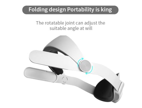 Image of New World Elite Head Strap Compatible with Quest 2 for Enhanced Support and Comfort, VR Headstrap for Oculus /Meta Quest 2 -OS01