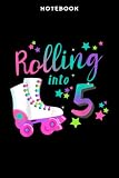 Notebook Rōllēr Skātē Birthdāÿ Fāmilÿ 5th 80 s Oūtfit Dēcādēs Pārtÿ: 6