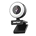 Produktbild 1080p HD-Webcam mit Mikrofon für PC, Plug & Play-Facecam, 2021 HD-Webcam mit Ringlicht für Videokonferenzen/Spiele/Zoom/Online-Kurse, kompatibel mit Windows, Mac und Android
