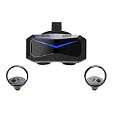 Pimax Crystal Super PCVR Headset Versione a pagamento parziale - 50 PPD, 3840x3840 per occhio Risoluzione Ultra-chiara, 127 ° Ampio campo visivo, per simulazione di volo e gioco VR