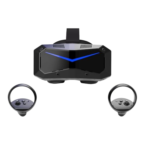 Pimax Crystal Versão de pagamento parcial – 50 PPD por olho, resolução de 3840 x 3840 por olho, imagem ultra-nítida, campo de visão amplo de 127°, ideal para simuladores de voo e jogos de realidade