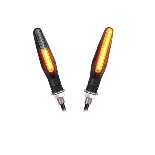 Clignotants de moto momt 12 feux bicolores rouges et blancs boîtier orange S1000XR l