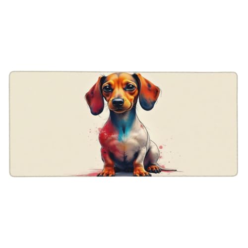 Sous-main de bureau motif chien coloré pour votre espace travail et jeu