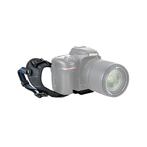 JJC Deluxe DSLR Camera Hand Strap with Quick Release Plate for Canon EOS 90D 80D 70D 77D 60D 6D Mark II 7D Mark II 5D Mark IV III 5Ds R 1Dx Mark II EOS Rebel T8i T7i T6i T5i T7 T6 SL3 SL2 & More DSLR