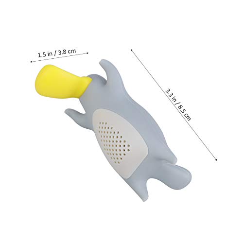 1 infusor de chá Platypus reutilizável com filtro de chá de folhas soltas e filtro difusor de silico