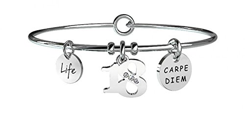 MABINA s.r.l. Kidult - Pulsera de Acero con diseño de Carpa