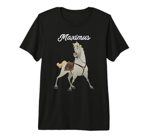 T-shirt Premium Disney Raiponce Maximus conçu en coton de qualité supérieure