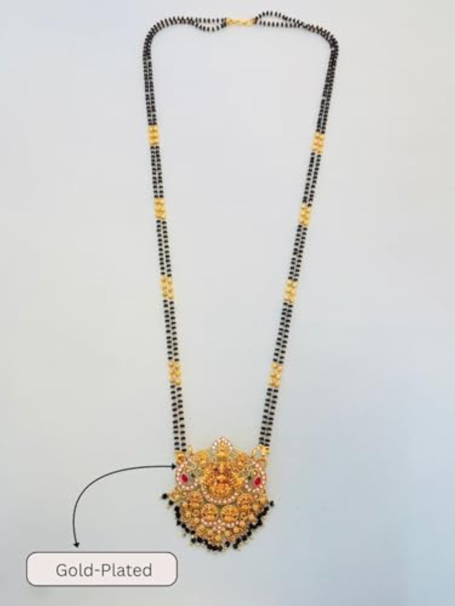 Women's Stylish Gold Plated Long Mangalsutra